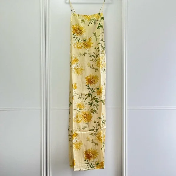 Reformation Frankie Silk Dress - Honeyglow - Picture 4 of 7
